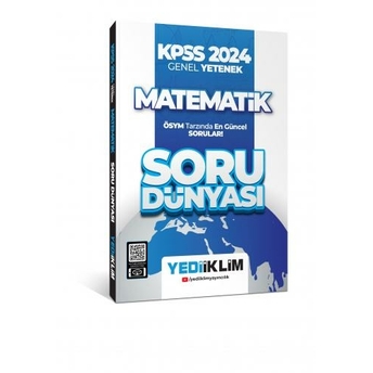 Yediiklim Yayınları 2024 Kpss Genel Yetenek Matematik Soru Dünyası Komisyon