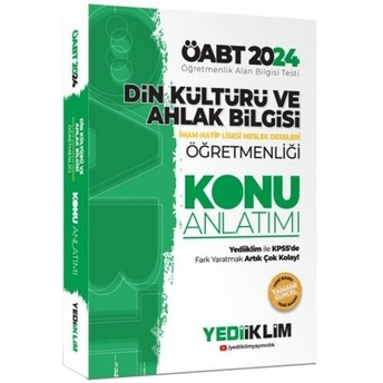 Yediiklim Yayınları 2024 Öabt Din Kültürü Ve Ahlak Bilgisi Öğretmenliği Konu Anlatımı Komisyon