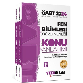 Yediiklim Yayınları 2024 Öabt Fen Bilimleri Öğretmenliği Konu Anlatım Seti (2 Cilt) Komisyon