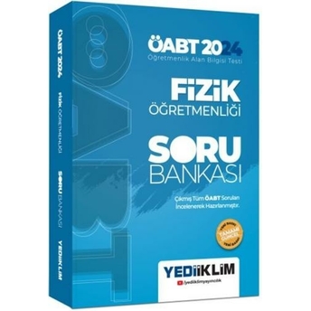 Yediiklim Yayınları 2024 Öabt Fizik Öğretmenliği Tamamı Çözümlü Soru Bankası Komisyon