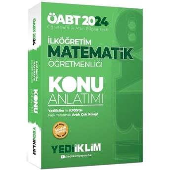 Yediiklim Yayınları 2024 Öabt Ilköğretim Matematik Öğretmenliği Konu Anlatımı Komisyon