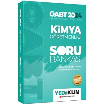 Yediiklim Yayınları 2024 Öabt Kimya Öğretmenliği Soru Bankası Komisyon