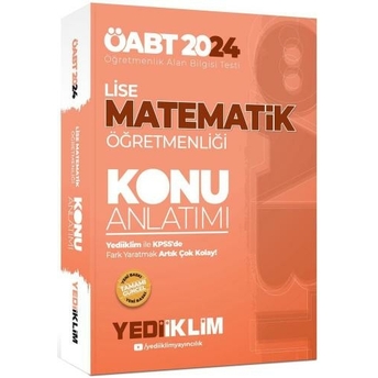 Yediiklim Yayınları 2024 Öabt Lise Matematik Öğretmenliği Konu Anlatımı Komisyon