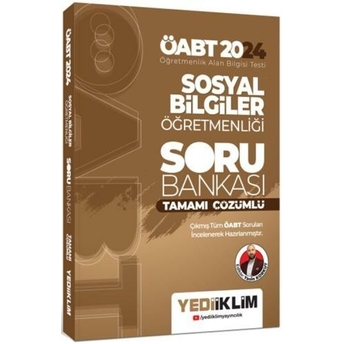 Yediiklim Yayınları 2024 Öabt Sosyal Bilgiler Öğretmenliği Tamamı Çözümlü Soru Bankası Yasin Korkut