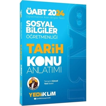 Yediiklim Yayınları 2024 Öabt Sosyal Bilgiler Öğretmenliği Tarih Konu Anlatımı Yasin Korkut