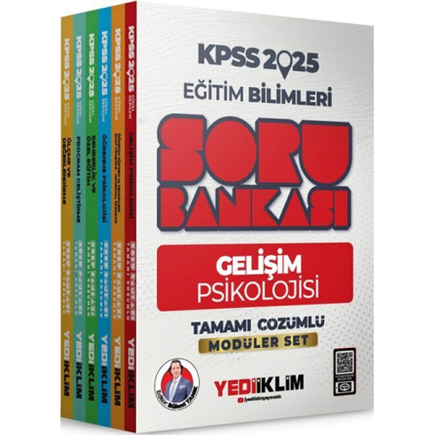 Yediiklim Yayınları 2025 Kpss Eğitim Bilimleri Tamamı Çözümlü Modüler Set Soru Bankası Komisyon