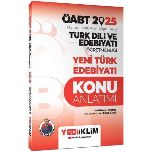 Yediiklim Yayınları 2025 Öabt Türk Dili Ve Edebiyatı Öğretmenliği Yeni Türk Edebiyatı Konu Anlatımı Faruk Karaaslan