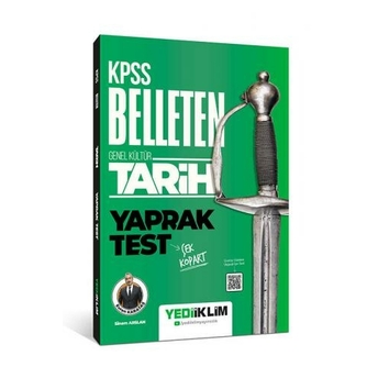 Yediiklim Yayınları Kpss Genel Kültür Belleten Tarih Çek Kopart Yaprak Test Evren Karataş