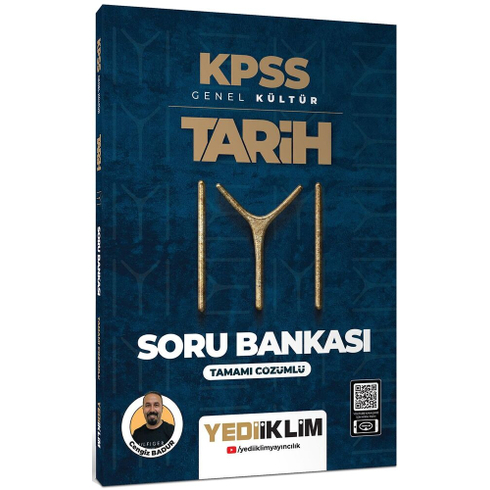 Yediiklim Yayınları Kpss Genel Kültür Tarih Tamamı Çözümlü Soru Bankası Cengiz Badur