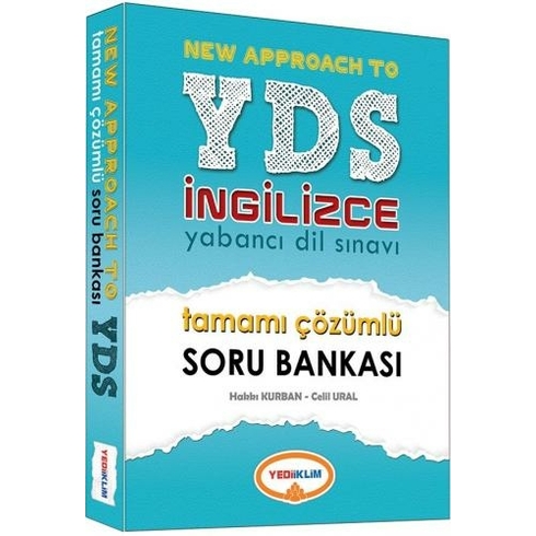 Yediiklim Yayınları New Approach To Yds Ingilizce Yabancı Dil Sınavı Tamamı Çözümlü Soru Bankası