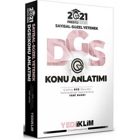 Yediiklim Yayınları Prestij Serisi Dgs Sayısal Sözel Yetenek Konu Anlatımı