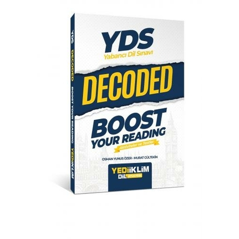 Yediiklim Yayınları Yds Decoded Boost Your Reading