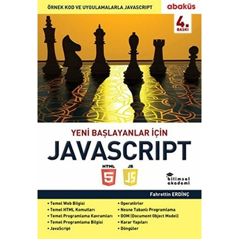 Yeni Başlayanlar Için Javascript Fahrettin Erdinç