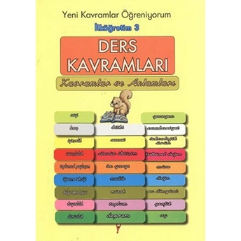 Yeni Kavramlar Öğreniyorum Ilköğretim 3 Ders Kavramları Kolektif