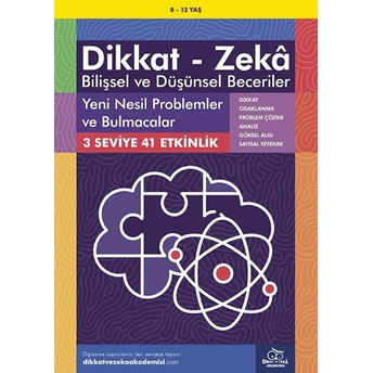 Yeni Nesil Problemler Ve Bulmacalar (8-12 Yaş) - Dikkat Zeka Lynn Adams