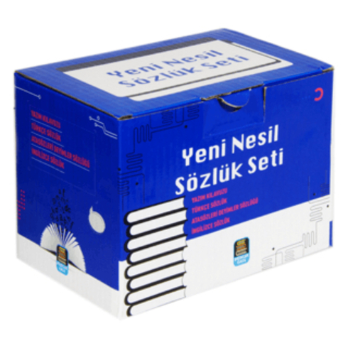 Yeni Nesil Sözlük Seti, Türkçe-Ingilizce-Atasözleri Ve Yazım Klavuzu (4 Kitap Kutulu, Biala Kapak) Kolektif