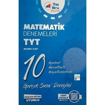 Yeni Nesil Tyt Matematik Denemeleri 10 Deneme Mehmet Kurt