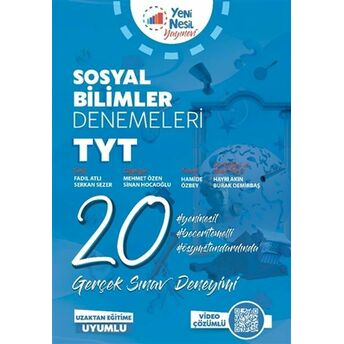 Yeni Nesil Tyt Sosyal Bilimler 20 Deneme Sınavı Kolektıf