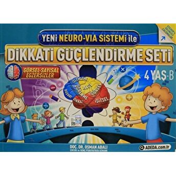 Yeni Neuro-Visa Sistemi Ile Dikkati Güçlendirme Seti 4 Yaş B Osman Abalı