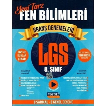 Yeni Tarz 8. Sınıf Lgs Fen Bilimleri Branş Denemeleri Komisyon