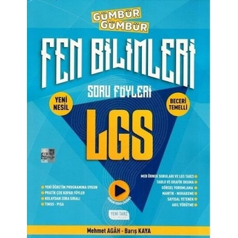 Yeni Tarz 8. Sınıf Lgs Fen Bilimleri Gümbür Gümbür Soru Föyleri Komisyon