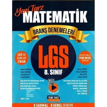 Yeni Tarz 8. Sınıf Lgs Matematik Branş Denemeleri Komisyon