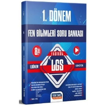 Yeni Tarz Yayınları 8. Sınıf Lgs Fen Bilimleri 1. Dönem Soru Bankası Özel Baskı Komisyon