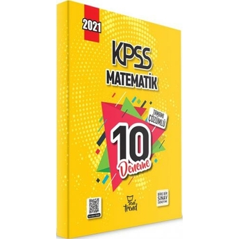 Yeni Trend 2021 Kpss Matematik Tamamı Çözümlü 10 Deneme Komisyon