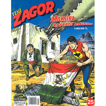 Yeni Zagor Meksika Bayrağı Altında Sayı: 25 Mauro Boselli