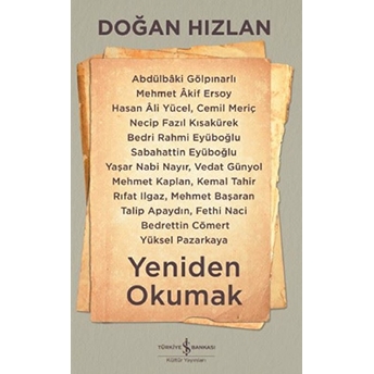 Yeniden Okumak Doğan Hızlan