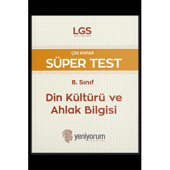 Yeniyorum Yayınları 8. Sınıf Lgs Din Kültürü Ve Ahlak Bilgisi Süper Test Komisyon