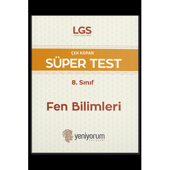 Yeniyorum Yayınları 8. Sınıf Lgs Fen Bilimleri Süper Test Komisyon