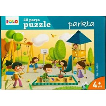 Yer Puzzle-40 Parça Puzzle - Parkta