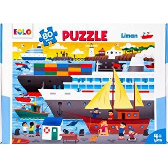 Yer Puzzle-80 Parça Puzzle - Liman