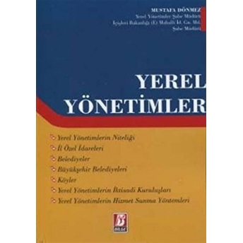 Yerel Yönetimler Mustafa Dönmez