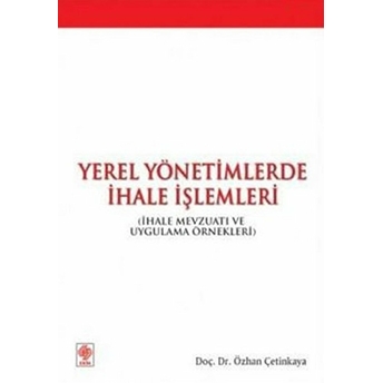 Yerel Yönetimlerde Ihale Işlemleri Özhan Çetinkaya