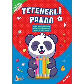 Yetenekli Panda - Yaz-Sil-Kalemli