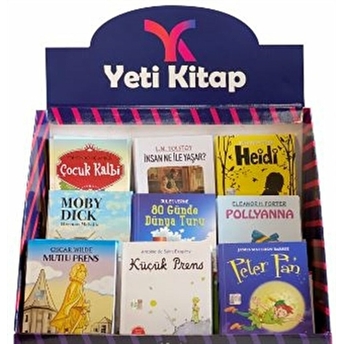 Yeti Çocuk Klasikleri Standı (120 Kitap - 10 Çeşit) Kolektif