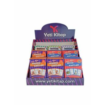 Yeti Eğitim Kartları Standı (27 Kutu Kart ) Komisyon