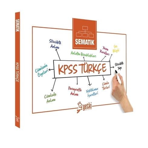 Yetki Yayınları 2022 Şematik Kpss Türkçe Komisyon