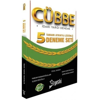 Yetki Yayınları 2023 Idari Hakimlik Cübbe 5 Deneme Çözümlü Özal Duran