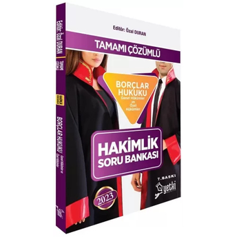 Yetki Yayınları Hakimlik Borçlar Hukuku Genel Ve Özel Hükümler Soru Bankası Özal Duran