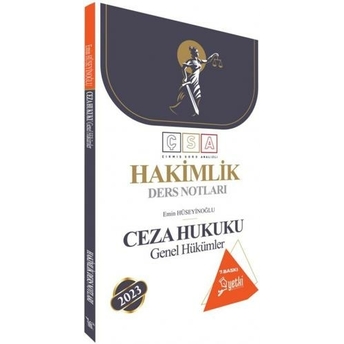 Yetki Yayınları Hakimlik Ceza Hukuku Genel Hükümler Ders Notları Emin Hüseyinoğlu