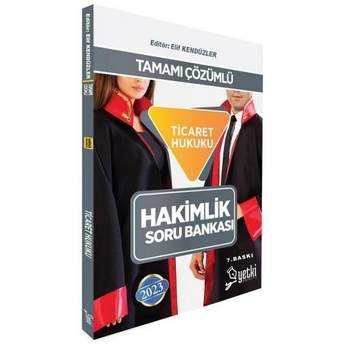 Yetki Yayınları Hakimlik Ticaret Hukuku Soru Bankası Özal Duran