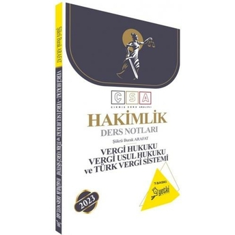 Yetki Yayınları Hakimlik Vergi Hukuku Vergi Usul Hukuku Türk Vergi Sistemi Ders Notları Şükrü Burak Arafat