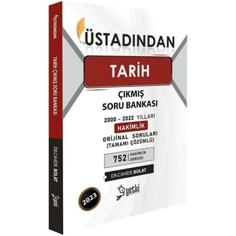 Yetki Yayınları Üstadından Tarih Hakimlik Çıkmış Soru Bankası Cahide Bolat