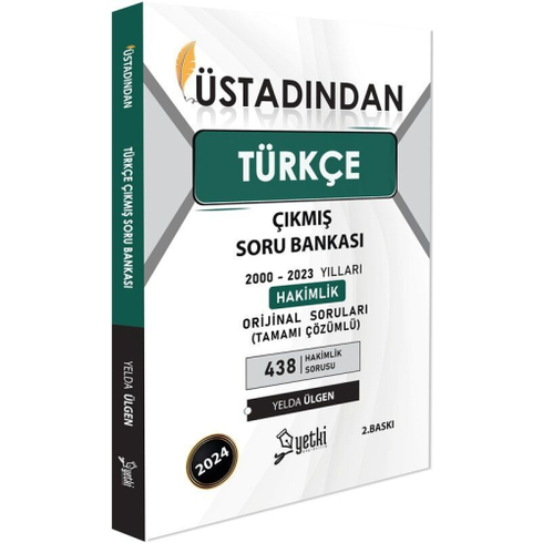 Yetki Yayınları Üstadından Türkçe Çıkmış Soru Bankası Yelda Ülgen