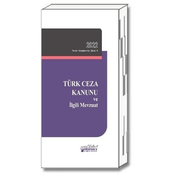 Yetkin Yayınları 2022 Türk Ceza Kanunu Ve Ilgili Mevzuat Komisyon