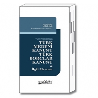 Yetkin Yayınları Türk Medeni Kanunu, Türk Borçlar Kanunu Ve Ilgili Mevzuat Komisyon