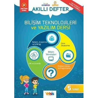 Yetsis Yayınları 5. Sınıf Bilişim Teknolojileri Ve Yazılım Dersi Akıllı Defter Komisyon